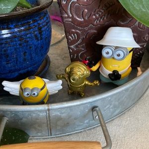 Lot of 3 Minion Toys